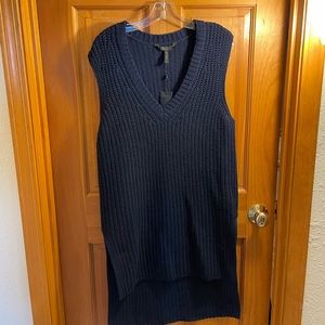 Short Navy Sweater Dress